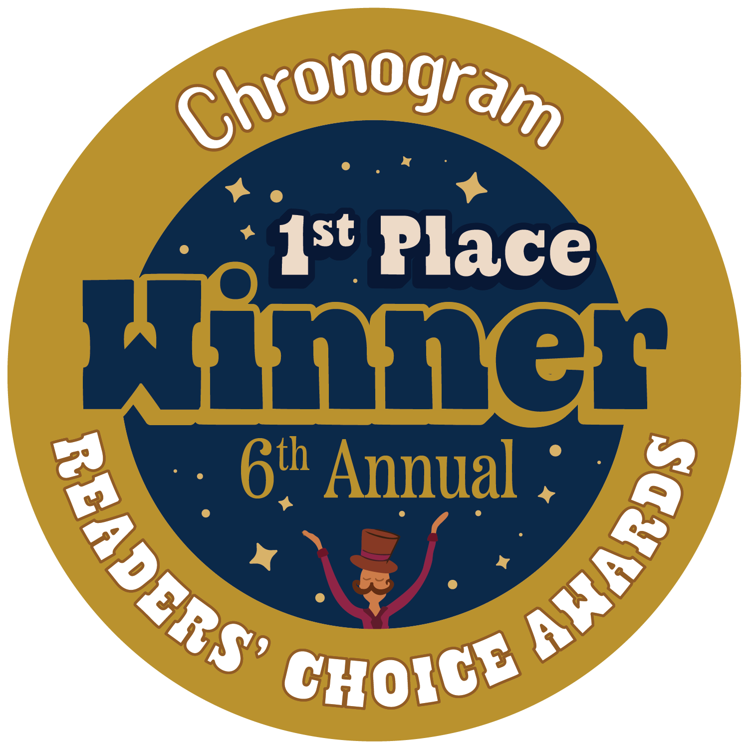 Chronogram 2025 Badge 1st Place